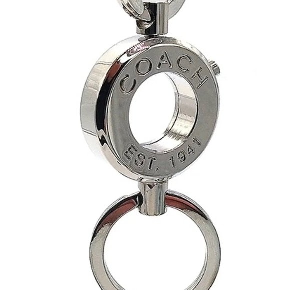 COACH Stainless Steel Vintage Keychain - Picture 2 of 4
